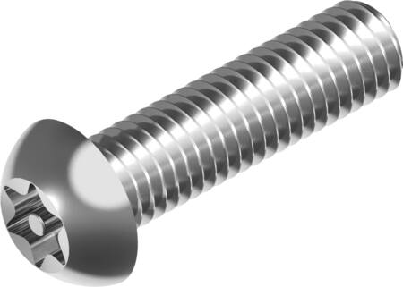 Wasi Sikringsskrue 6X12Mm A2 Bh Tx30 Med Tap - 500 Stk.