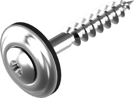 Wasi Spenglerskrue 4,5X25Mm A2 Tx20 Skive Ø15 - 200 Stk.