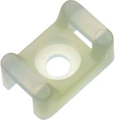 Hellermanntyton Holder Hvid Ø6,5 For Max:8,0Mm - 100 Stk.