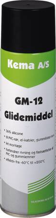 Kema Glidemiddel Silicone Gm12 Spray