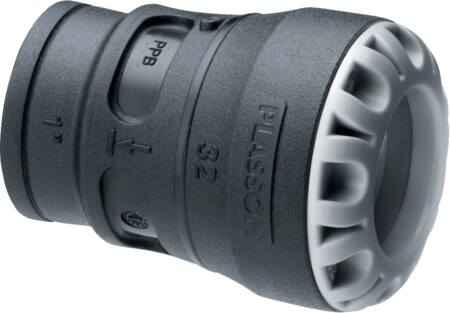 Plastline Push-In  Overgangmuf 63 X 2"