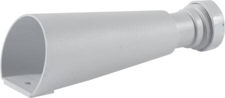 Purus Afløbstragt Hvid 1 1/4