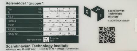 Solar Solar Kølemiddel Stok R32
