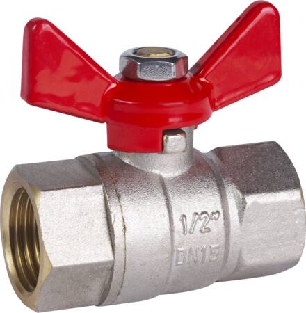 Solar Plus Kuglehane 1/2" Muf/Muf T-Greb
