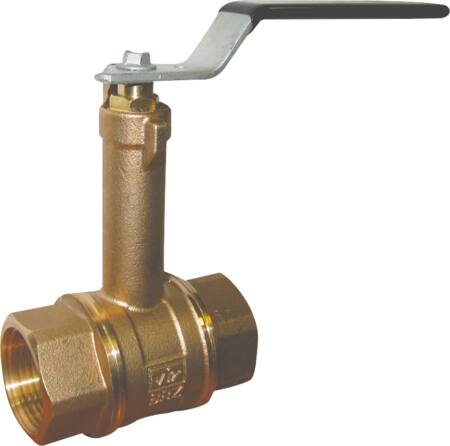 Gpa Kuglehane ¾" M/M- Rødgods, Lang Spindel