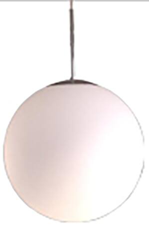 Solar Light Globe Cafe Glaskuppel Ø250 Opal