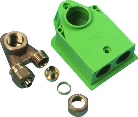 Uponor Wirsbo Koblingsdåse Iv  2X15Mmx1/2