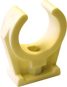 Fix-Pro 15Mm Klemrørbærer Hvid