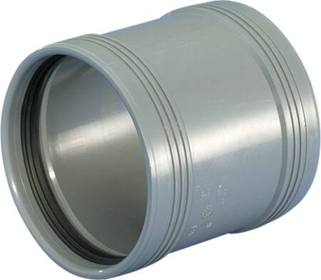 Wavin Wavin Pp 75 Mm  Skydemuffe Grå