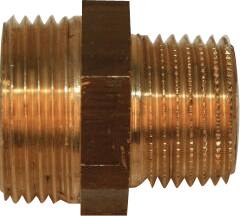 Wavin ¾ X ½" Overg.Nippel T ¾ Rg X ½"Omløb Gev