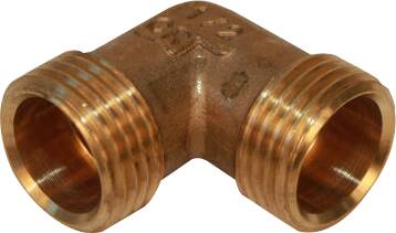 Wavin 1/2" Vinkel Nippel/Nippel