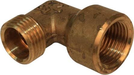 Wavin 1/2" Vinkel Nippel/Muffe