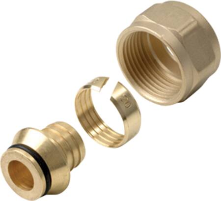 Wavin Pex Koblingssæt 15 X 2,5 X 3/4".