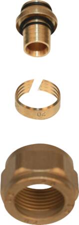 Wavin 20X3/4" Alu Kobl