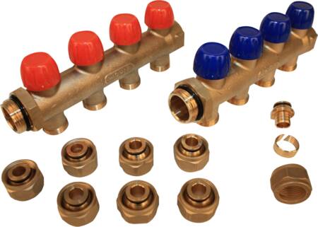 Wavin 1" Ford.Rørssæt 4 Afgr.M/20X2