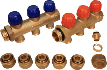 Wavin 1" Ford.Rørssæt 3 Afgr.M/20X2