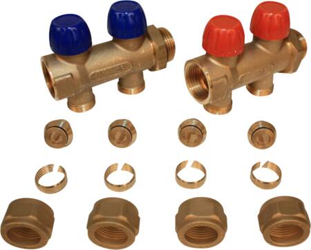 Wavin 1" Ford.Rørssæt 2 Afgr.M/20X2