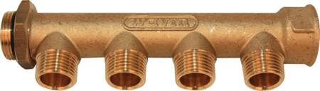 Wavin 3/4 Fordrør M. Kontram. 4 Afgr.