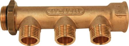 Wavin 3/4 Fordrør M. Kontram. 3 Afgr.