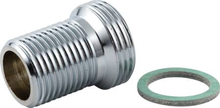 Solar Lige Tilgangsstk 3/4"X1/2" 33 Mm U/Roset