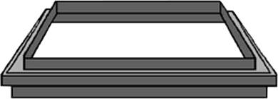 Purus Forhøjelsesramme 150X150Mm Højde 10Mm