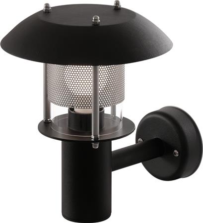 Solar Light Dekanon Væg E27. Sort