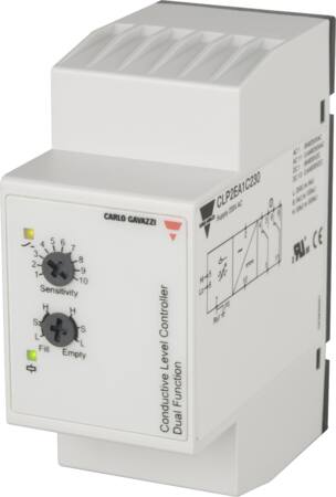 Carlo Gavazzi Niveaurelæ 230Vac, 2P, 11 Polet Sokkel