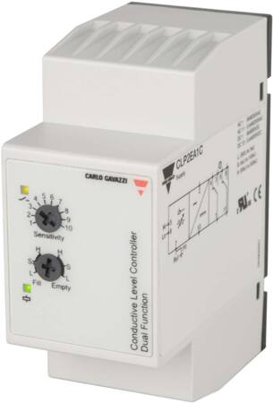 Carlo Gavazzi Niveaurelæ 24Vac/Dc, 2P, 11P Sokkel