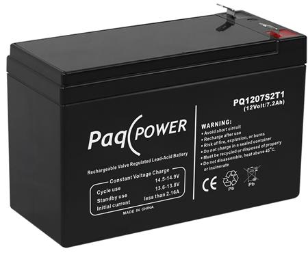Solar Select Paqpower Blybatteri 12V/7Ah T1