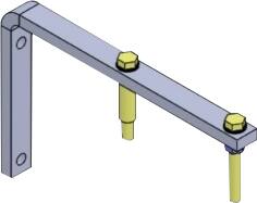 Sonniger Lufttæppe Guard Vandret Beslag (2 Stk)