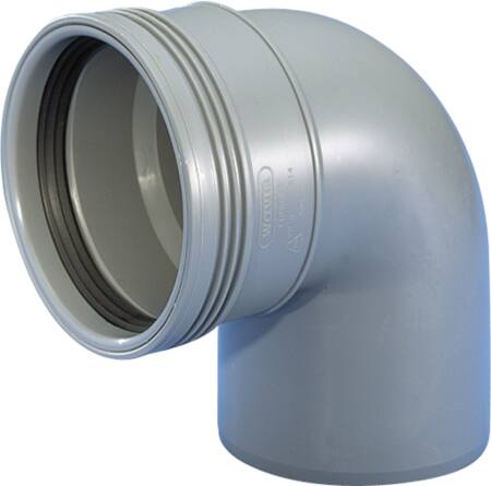 Wavin Wavin Pp Bøjn. 88 Gr 32Mm M/1Mf Grå