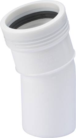 Wavin Wavin Pp Bøjn 15Gr 32Mm M/1Mf Hvid