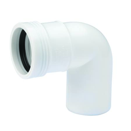 Wavin Wavin Pp Bøjn 88 Gr 50Mm M/1Mf Hvid