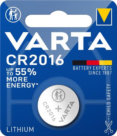 Varta Batteri Cr2016 3,0V 85Mah