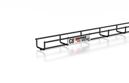 Solar Plus Gitterbakke 35/60 Mm Sort Bk8 Ø4,0 - 3 Meter