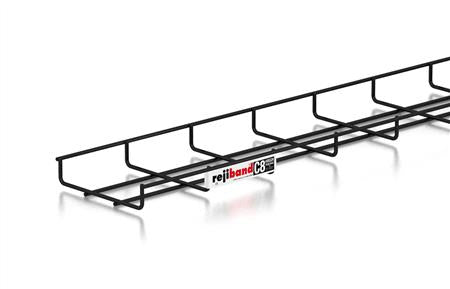 Solar Plus Gitterbakke 35/150 Mm Sort Bk8 Ø4,0 - 3 Meter