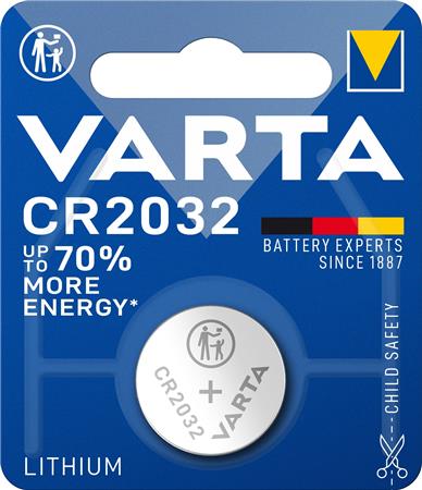 Varta Batteri Cr2032 3,0V 230Mah