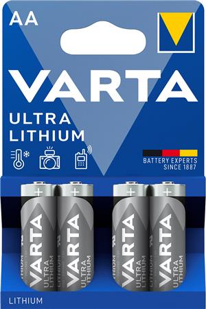 Varta Batteri Prof Lithium Aa 1,5V 4St - 2 Pakker