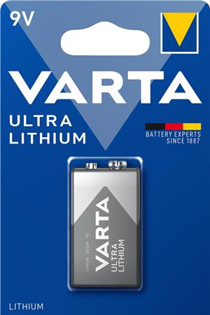 Varta Batteri Prof Lithium 9V Bli 1