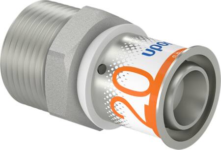 Uponor Pres Kobling M/Nippel 20X3/4"