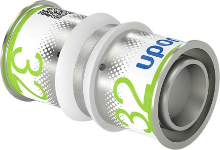 Uponor Pres Dobbelt Muffe 32-32