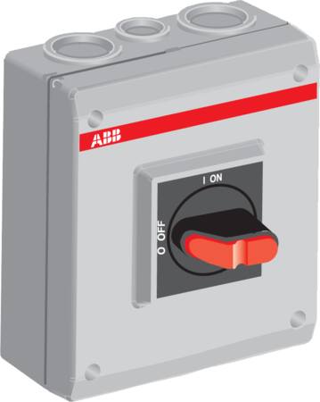 Abb Sikh.Afbr. 3P 16A M25 Sort Greb