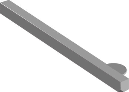 Abb Aksel 6X6Mm F. Greb Oh 1-2-3, 120Mm