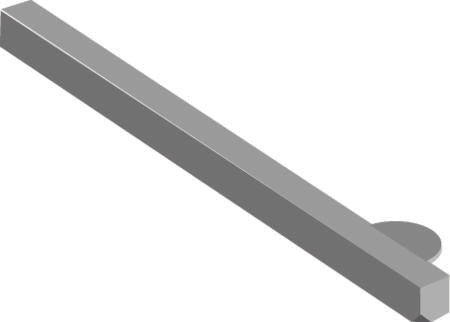 Abb Aksel 6X6Mm F. Greb Oh_1-2-3, 330Mm