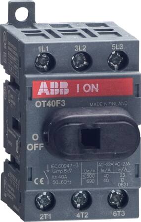 Abb Lastafbryder 40A 1-0 3Pol