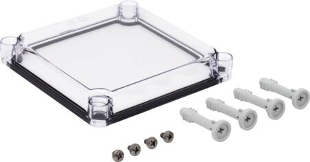 Fibox Dæksel 190X190X30Mm Transparent
