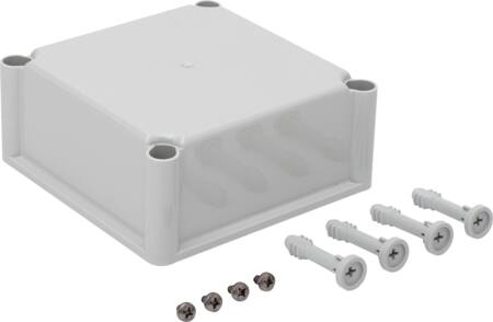 Fibox Dæksel 190X190X80Mm Grå