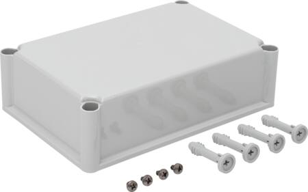 Fibox Dæksel 280X190X80Mm Grå