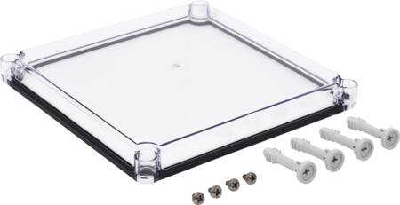 Fibox Dæksel 280X280X30Mm Transparent