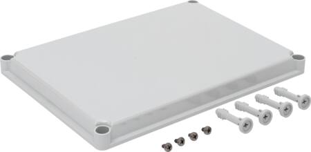 Fibox Dæksel 380X280X30 Grå Polycar.